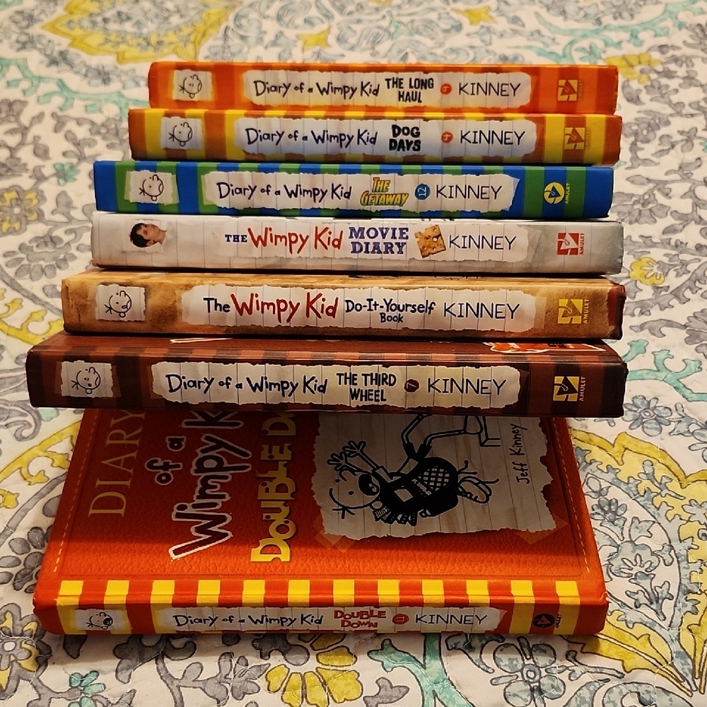 Diary of a Wimpy Kid Book Set - Multicolor Total Of 7